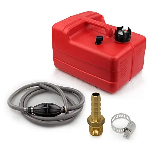 Five Oceans 3 Gallon Fuel Tank/Portable Universal Kit, 5/16 Inches Hose Fo-4129-C8-1 1