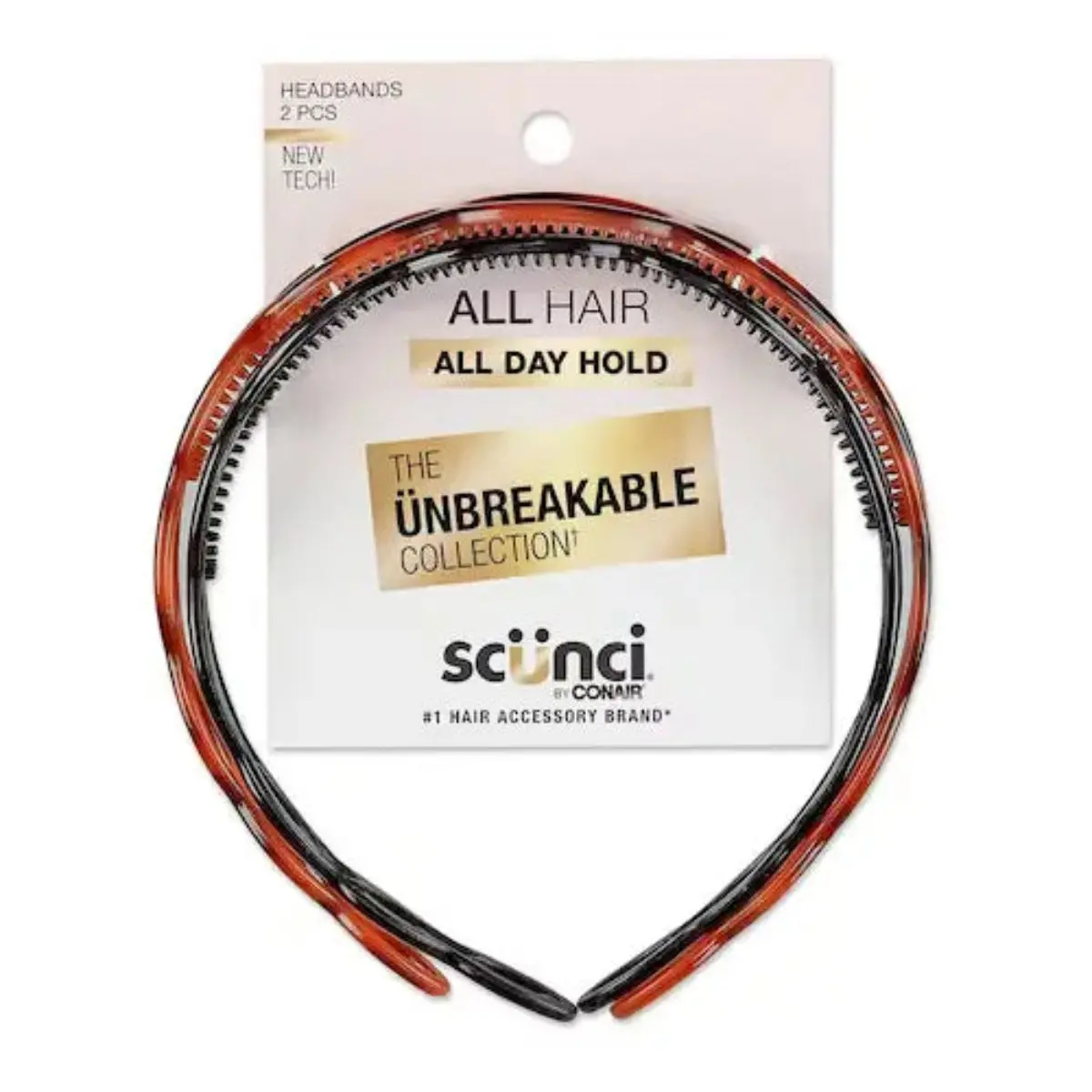 Diademas 2 Pzas Unbreakable – Scunci 1
