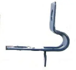 3/8" Fuel Line Clip, With Tab, Blue, New 1