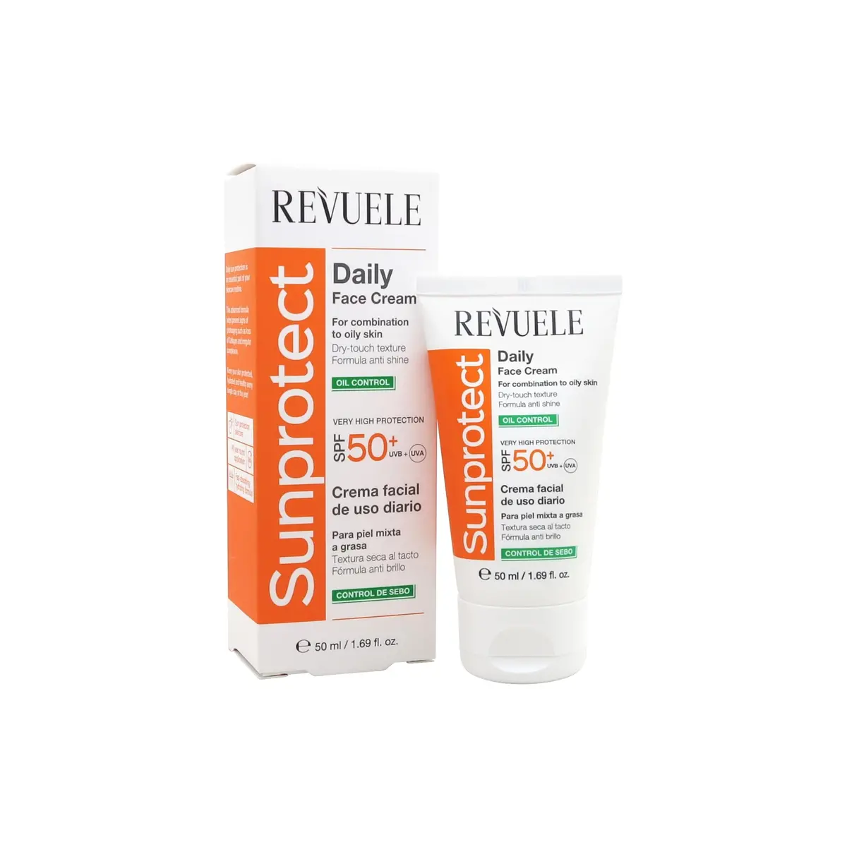 Sunprotect Protector Solar Facial Control De Grasa Spf50 - Revuele 1