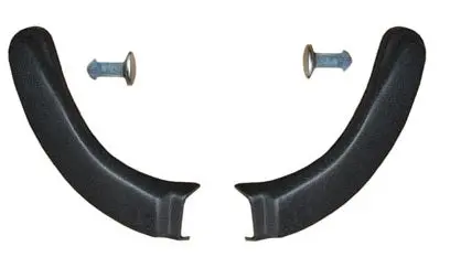 Seat Hinge Covers, W/Bench, New, Pair, 67-72 A-Body, 67 Nova 1