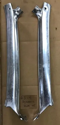 Pillar Inside Covers, Coup  63 64 Dynamic 88 1