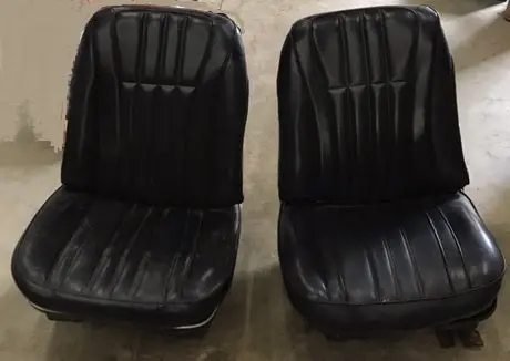 Bucket Seats With Tracks ,Pair 67 68 Impala Ss 1