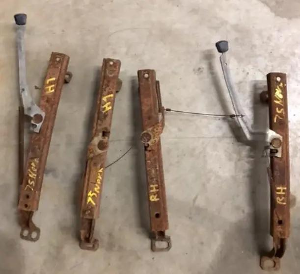 Bucket Seats Tracks ,Used 73-79 Nova 1