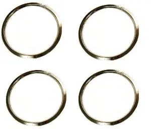 Trim Ring Set ,15" Honeycomb Rim,New 71-76 Ta Gto 74 Mc 1
