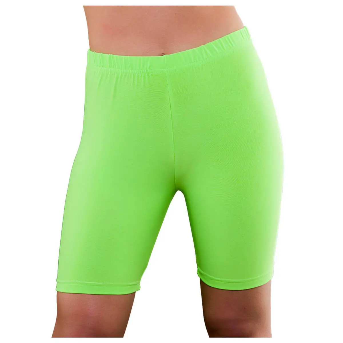 80S Cycling Shorts Neon Fancy Dress Hen Party Halloween 1