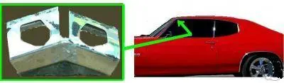 Corner U Channel, Coup Used 69-72 A-Body, 67-69 Cam Fb 1