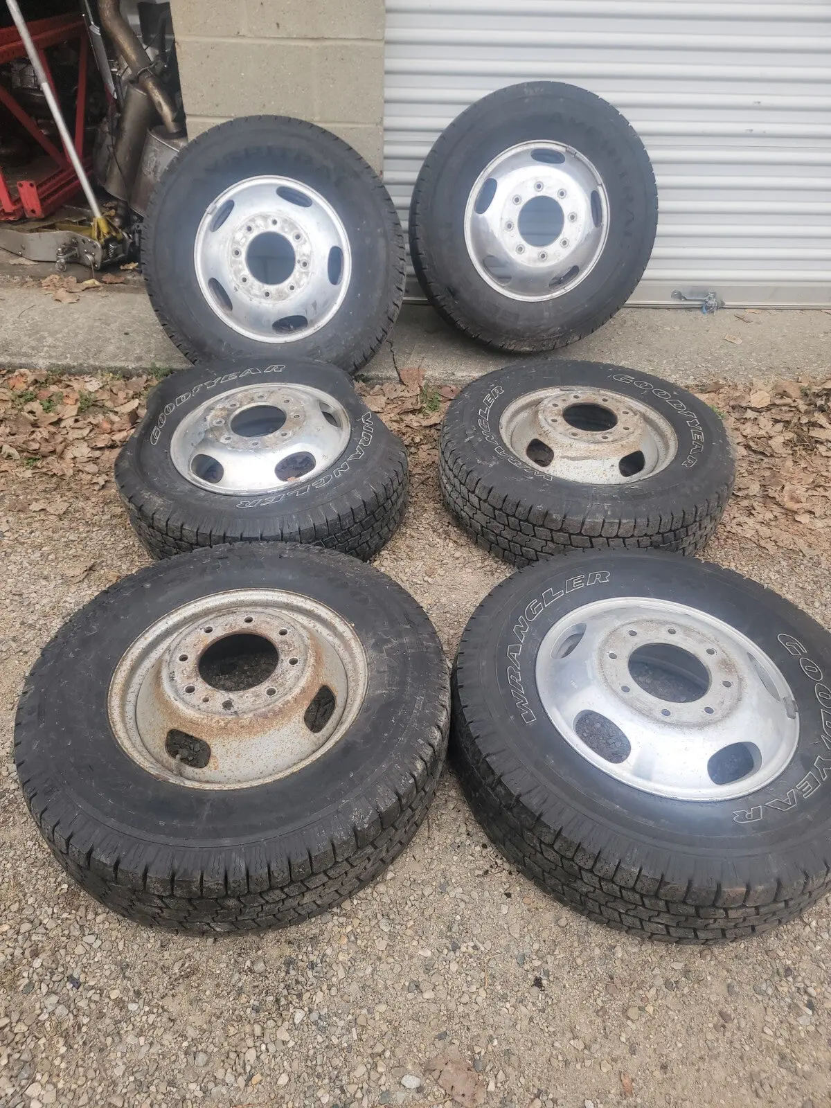 03 - 23 Factory Ford F250 F350 F450 F550 Dually Wheels Rims 235/80R17 Tires Oem 1