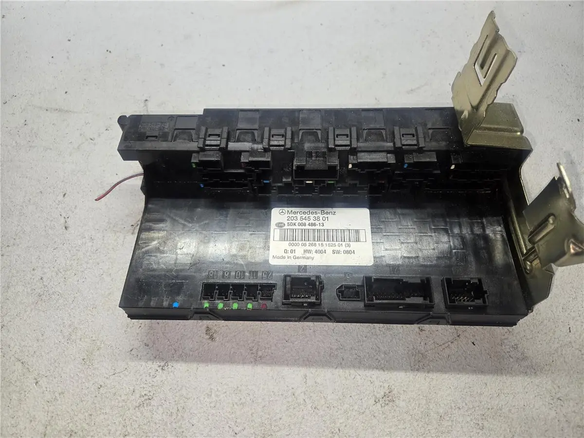01-09 Benz W203 C320 C230 Clk500 Rear Trunk Sam Fuse Relay Box 203 545 38 01 Oem 1