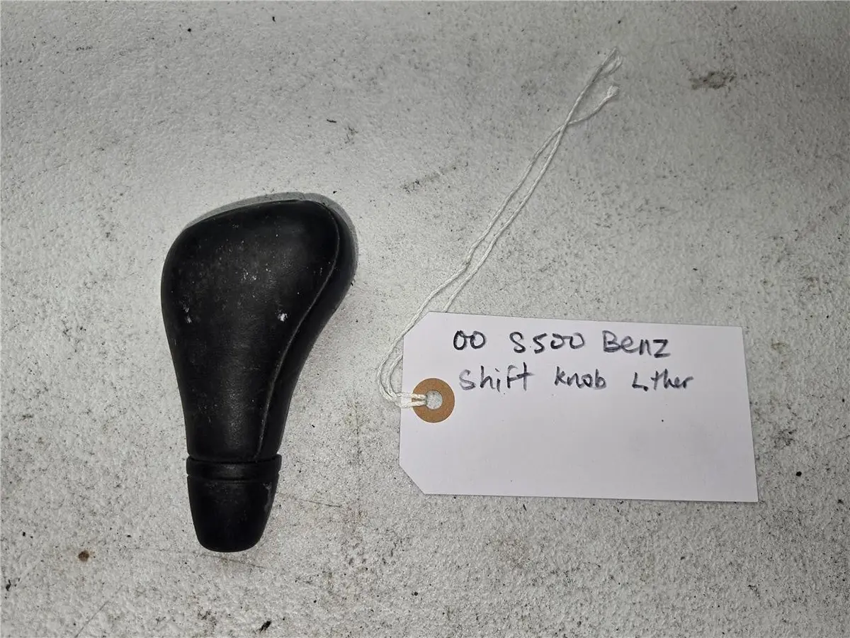 2000 S500 Mercedes-Benz Shift Knob Leather Oem 1