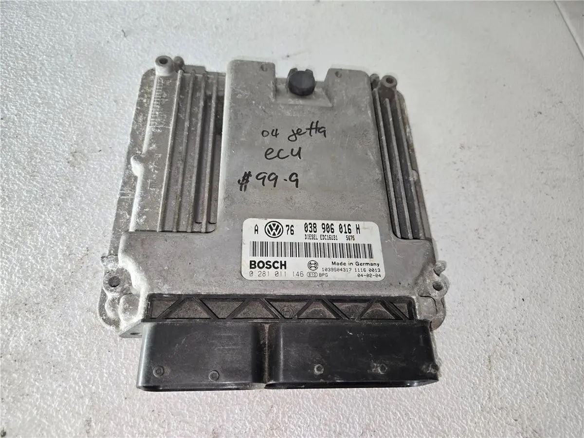 2004 - 2006 Volkswagen 1.9L Jetta Ecu Engine Control Module 0 281 011 146 Oem 1