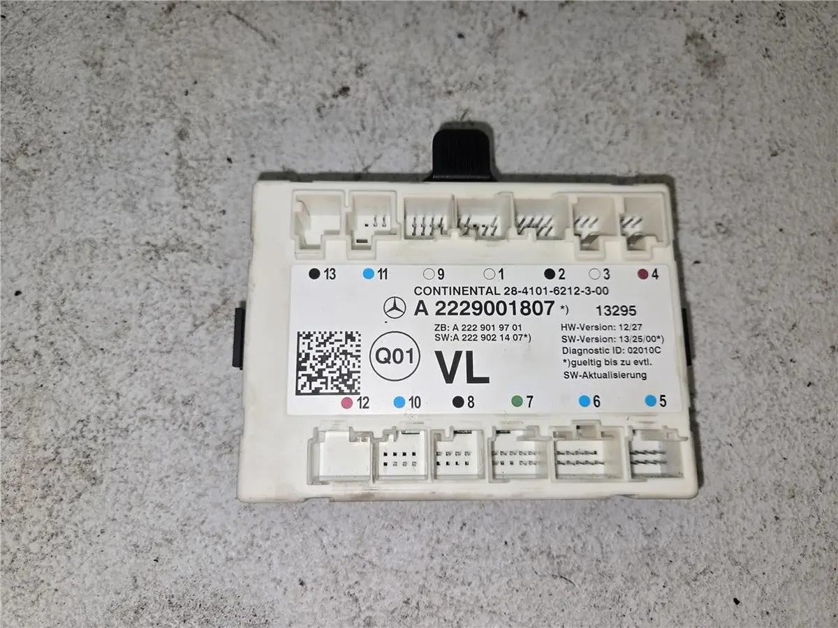 14-17 Benz S550 W222 Sedan Front Left Door Window Ctrl Module A 2229001807 Oem 1