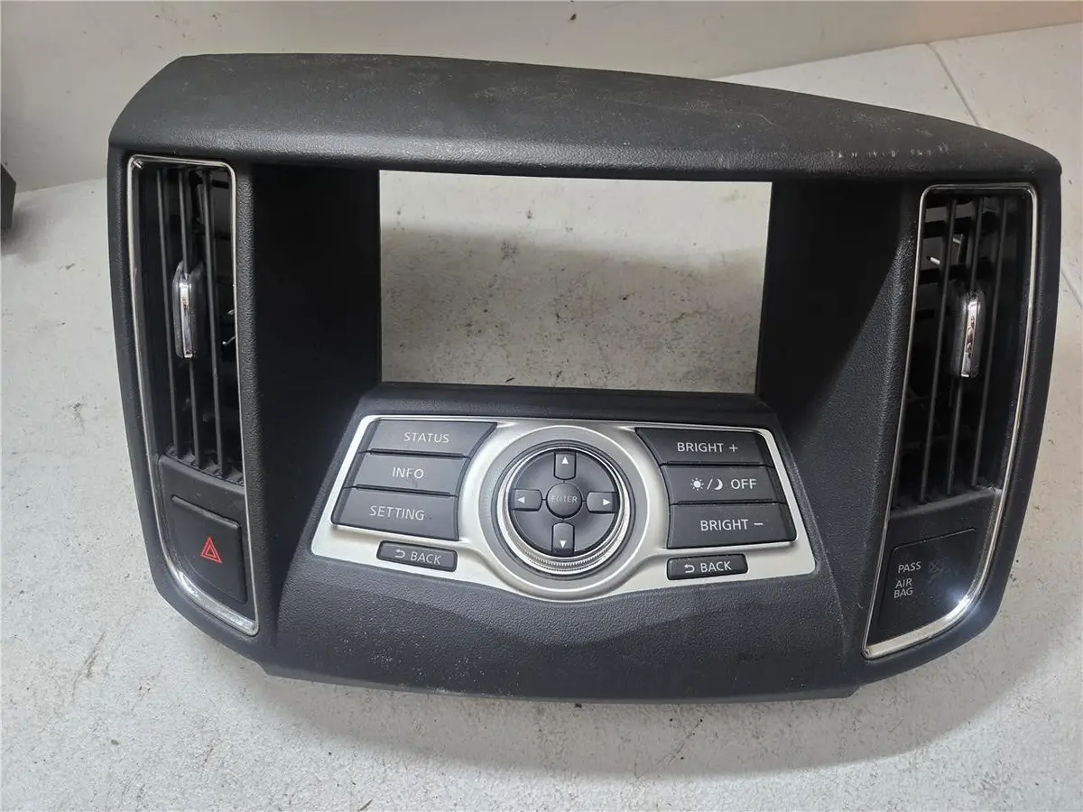2011 Nissan Maxima Display Radio Control Panel Trim W/ Vents 9N00b 210451 Oem 1