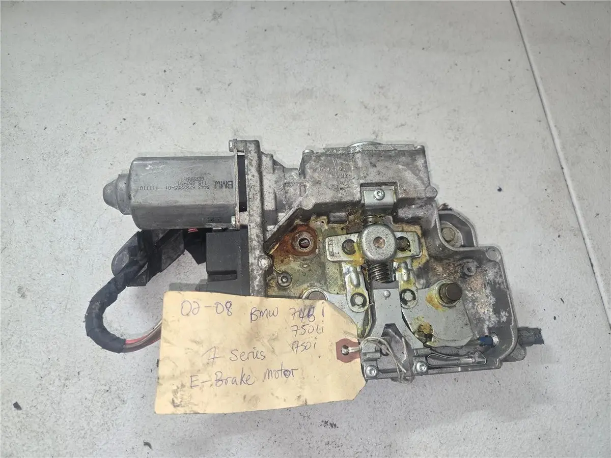 2002 - 2008 Bmw 745I 750Li 750I 7 Series E-Brake Motor 3443 6782755-01 Oem 1
