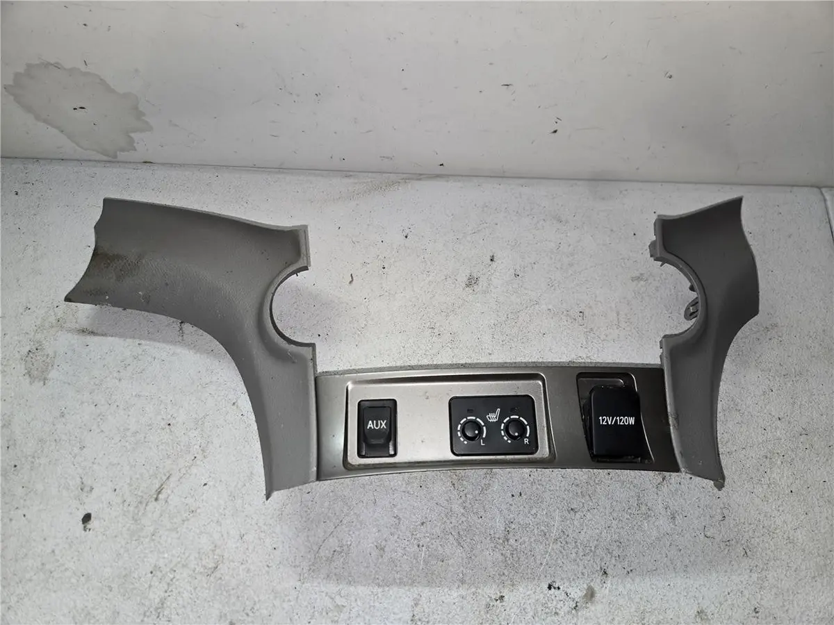 08-10 Toyota Highlander Aux Console Heated Seat Ctrl Switch Trim 55420-0E040 Oem 1