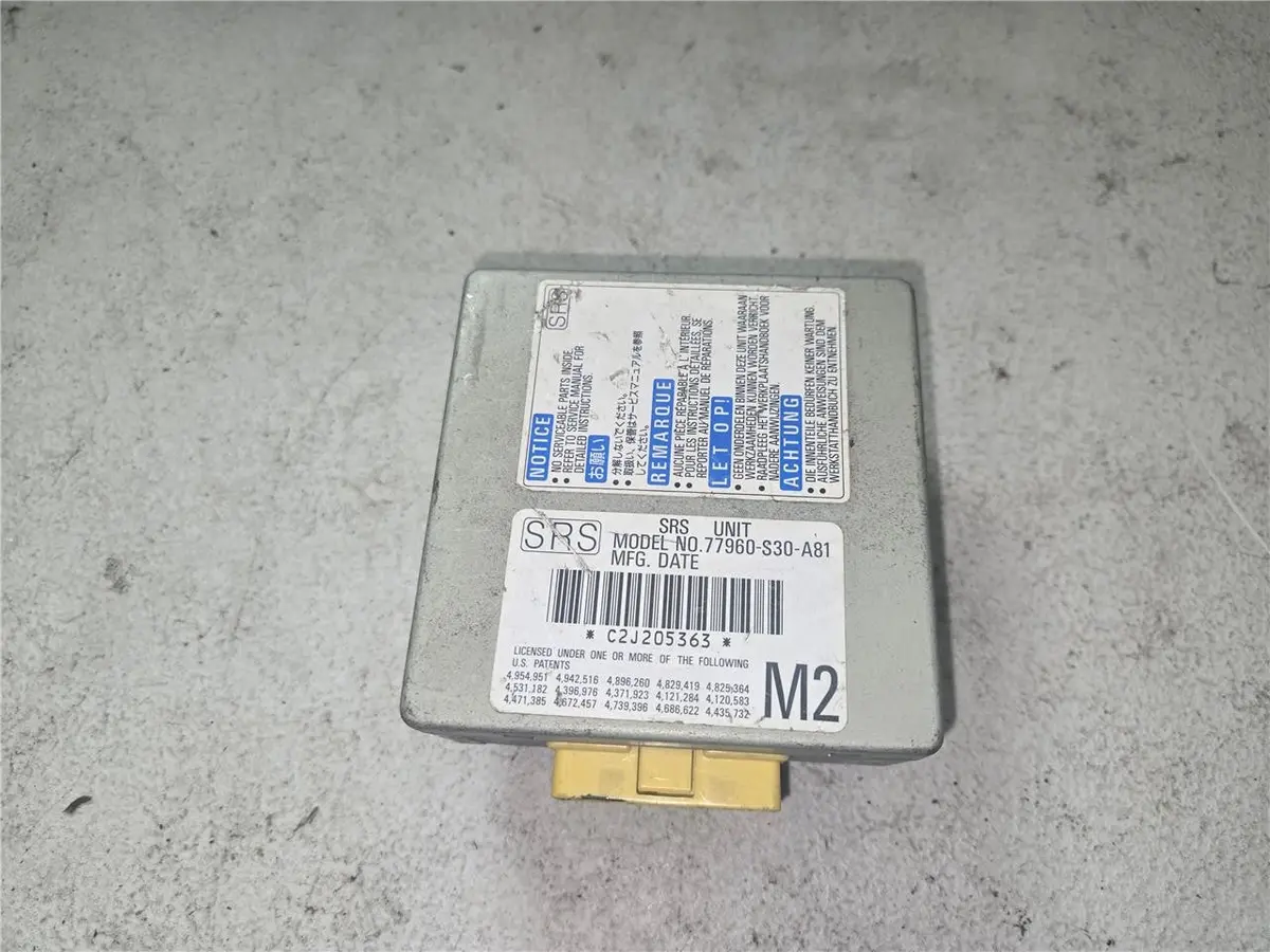 1999-2001 Honda Prelude Srs Computer Bag Control Unit Module 77960-S30-A81 Oem 1