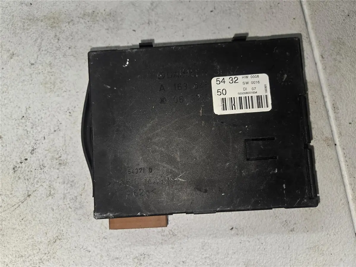 1998-02 Mercedes W163 Ml320 Ml430 Ml500 Body Control Module A 163 545 54 32 Oem 1