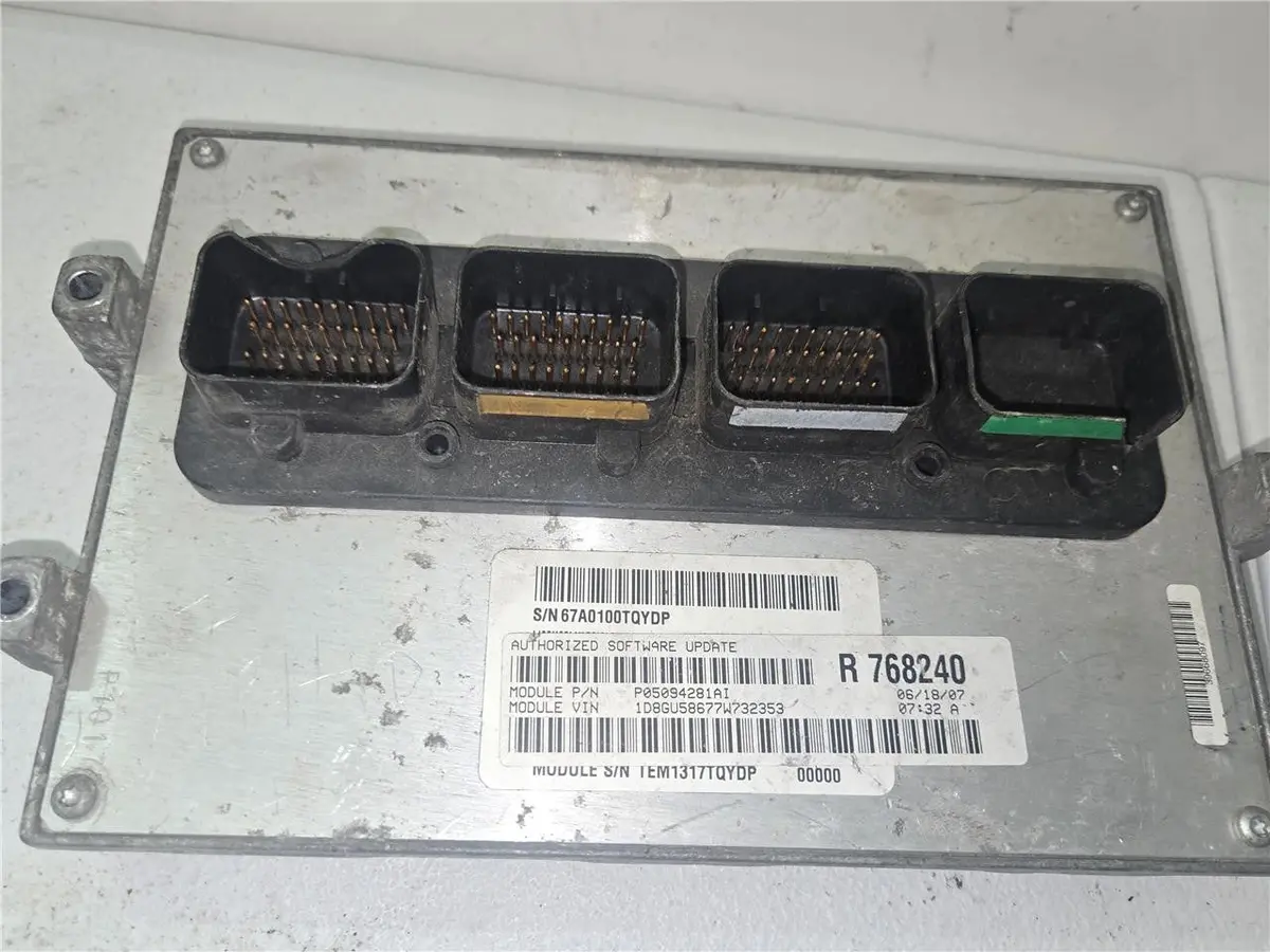 2007 Dodge Nitro 4.0 Engine Control Ecu Ecm Pcm Control Module P05094281ai Oem 1