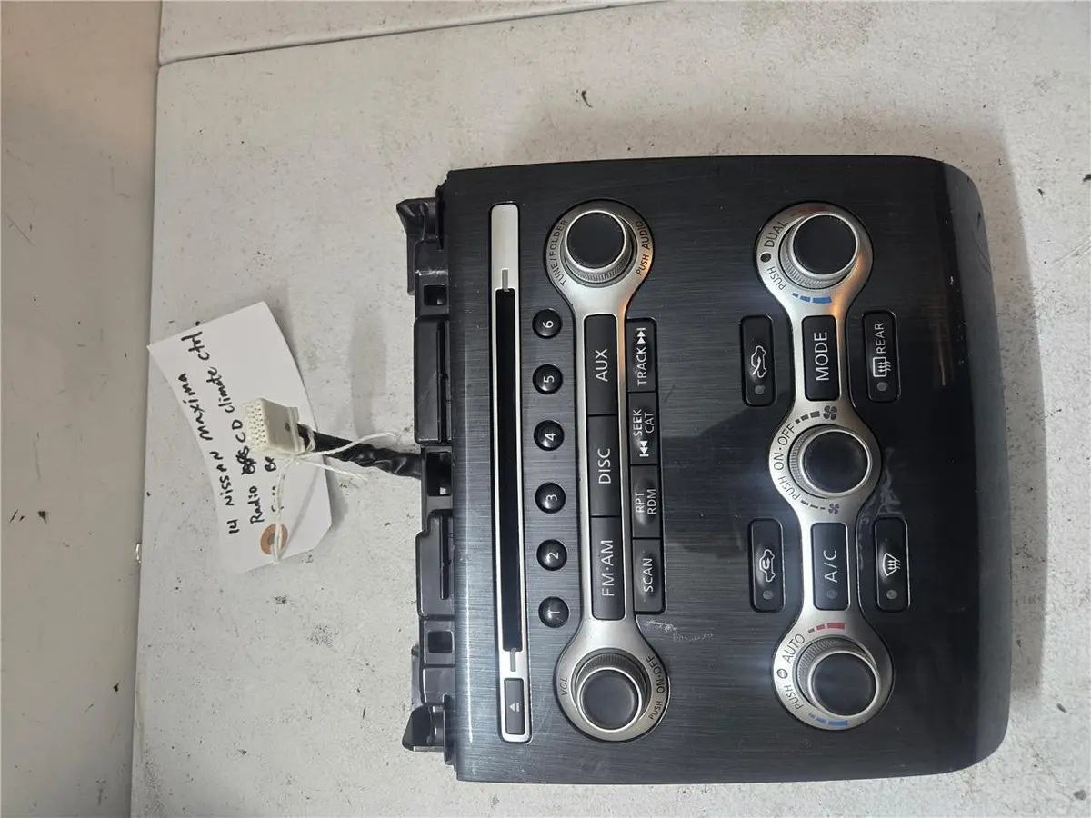 2014 Nissan Maxima Radio Cd/Ac Climate Control Face Bezel 9Da1b 210426 Oem 1