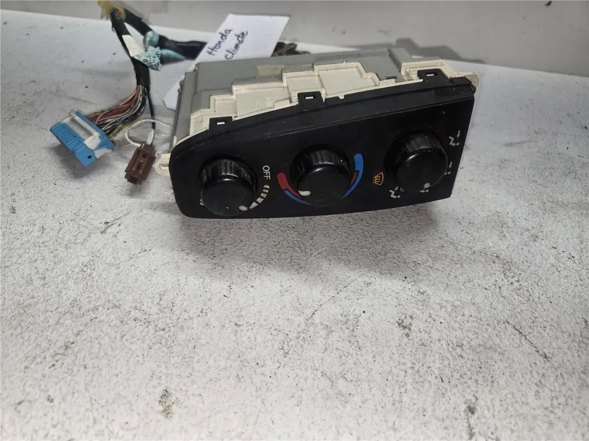 1999 - 2000 Honda Civic Heater Ac Air Temperature Control Panel 52409 Oem 1