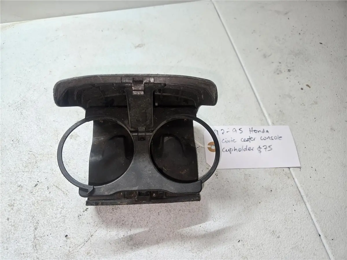 1992 - 1995 Honda Civic Center Console Cupholder Oem 1