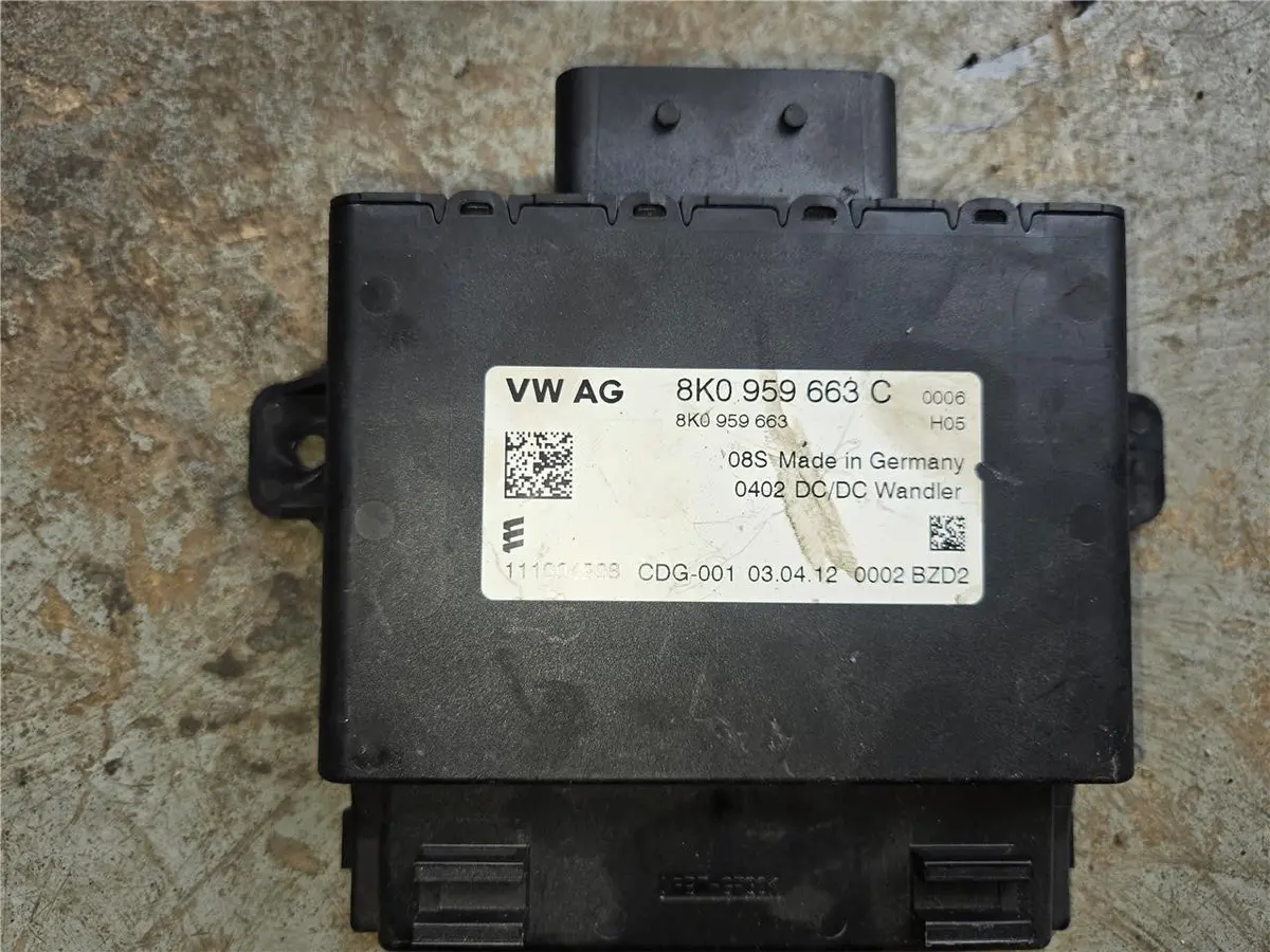 2011 - 2018 Audi A8l Voltage Stabilizer Regulator Module 8K0-959-663-C Oem 1