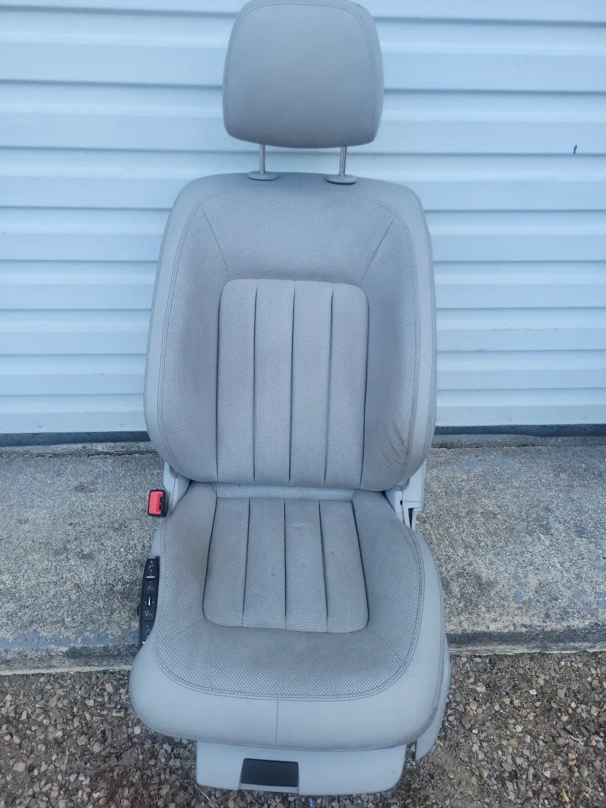 12 - 15 Mercedes-Benz Cls550 W218 Left Power Front Gray Leather Heated Seat Oem 1