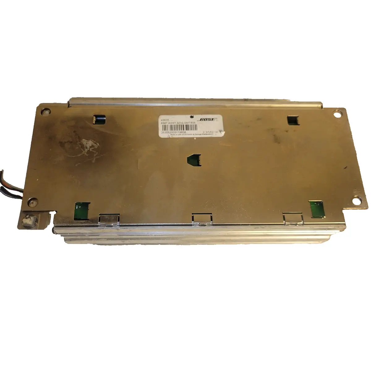 01 02 Cadillac Escalade Bose Stereo Radio Amplifier Module 43635 Amp 3710 Gmt Oe 1