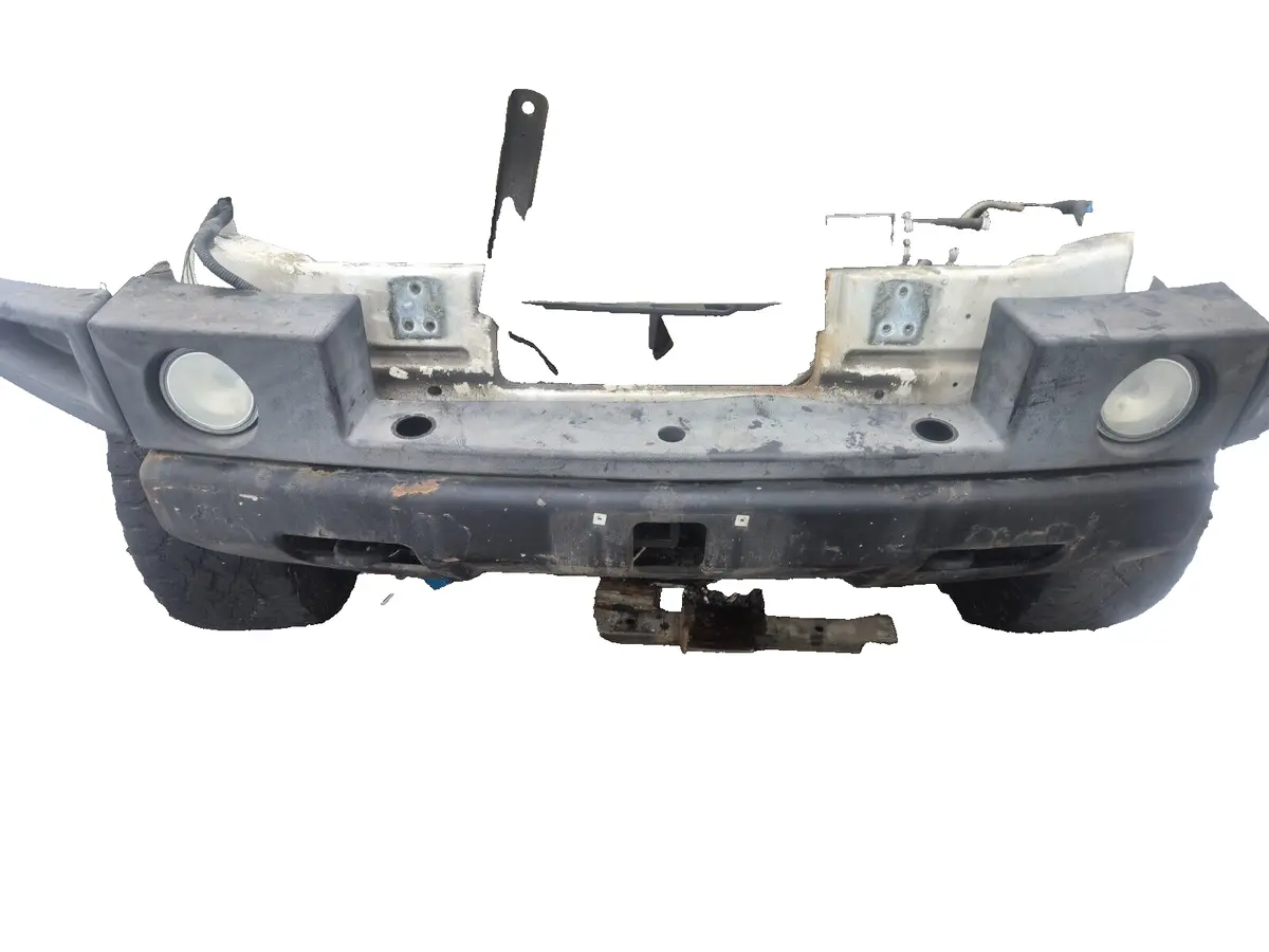 03 - 09 Hummer H2 Front Bumper Cover With Fog Lights Winglets Metal Bracket Oem 1