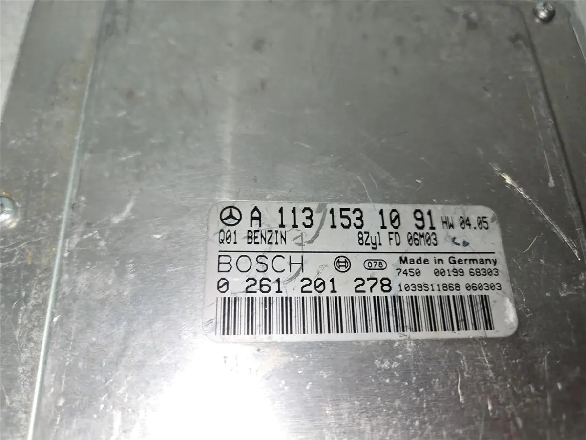 05 - 06 Mercedes R230 Sl500 S430 Ecu Engine Control Module Unit A 1131531091 Oem 1
