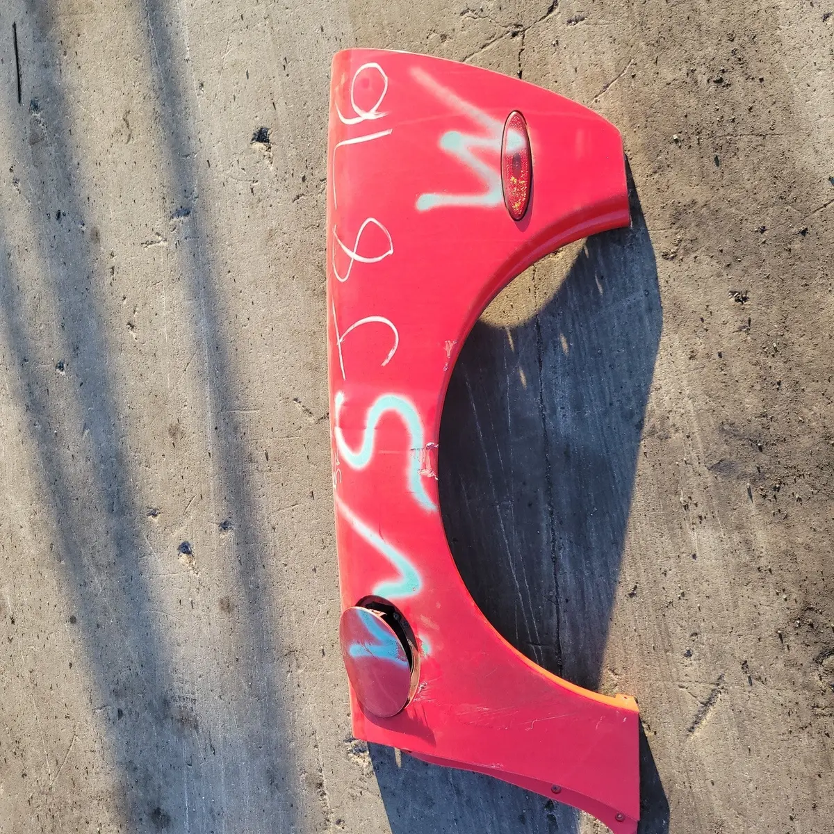 97 - 04 Chevy Corvette C5 Driver Lh Side Rear Quarter Panel Fender Torch Red Oem 1