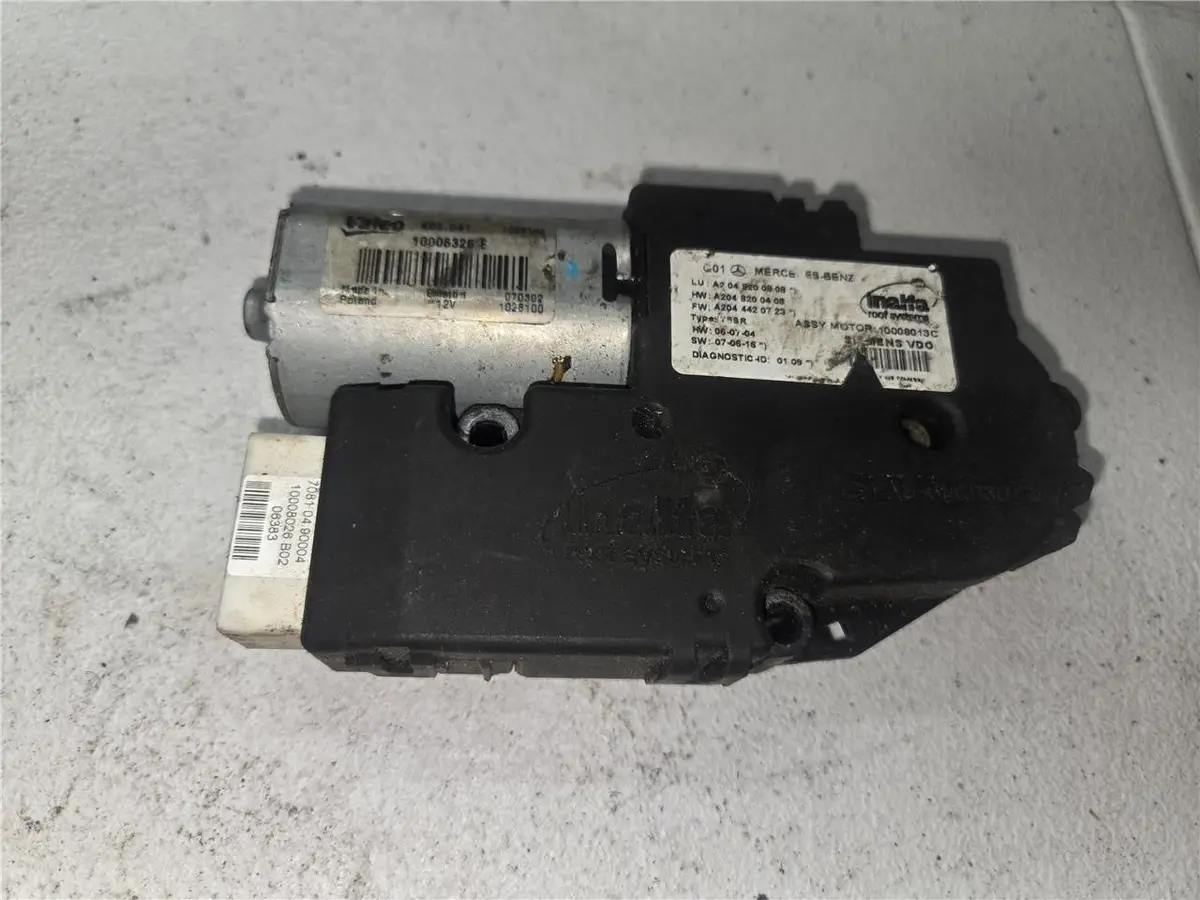 2008 - 2014 Mercedes-Benz C300 W204 Sun Roof Motor 10006326 E Oem 1