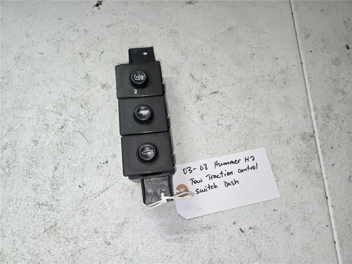 2003 - 2008 Hummer H2 Tow Traction Control Switch Dash 15192440 Oem 1