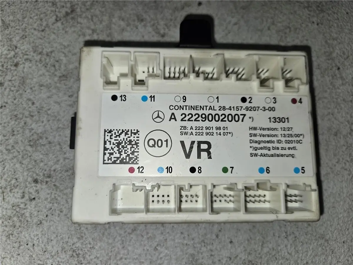 2014 Mercedes-Benz W222 S550 Front Right Door Control Module A 2229002007 Oem 1