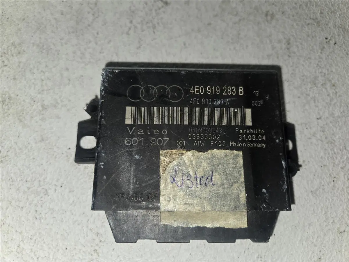 2004-2006 Audi A8 Quattro 4.2L Park Assist Aid Control Module 4E0 919 283 B Oem 1