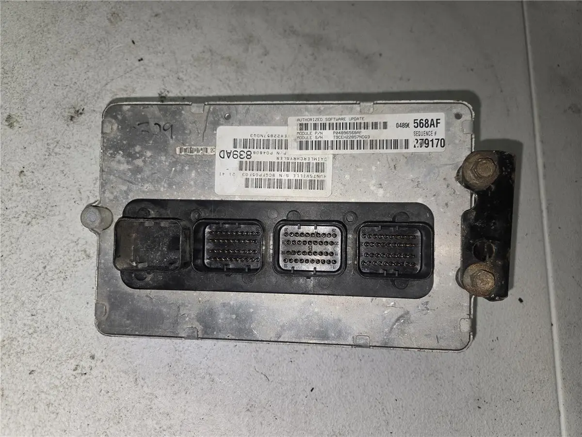 2006 Dodge Charger 300 Hemi 5.7 Engine Computer Module Ecm Ecu P04896568af Oem 1