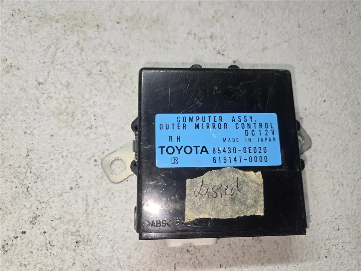 2004 - 2009 Lexus Rx330 Rx350 Mirror Control Module 89430-0E020 Oem 1