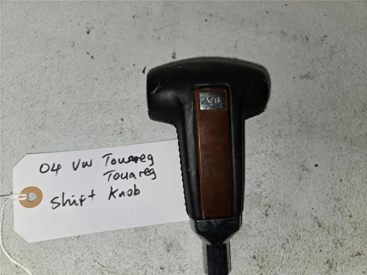 2004 - 2009 Volkswagen Touareg Leather Shift Knob 7L6713203c Oem Vw V6 V8 1