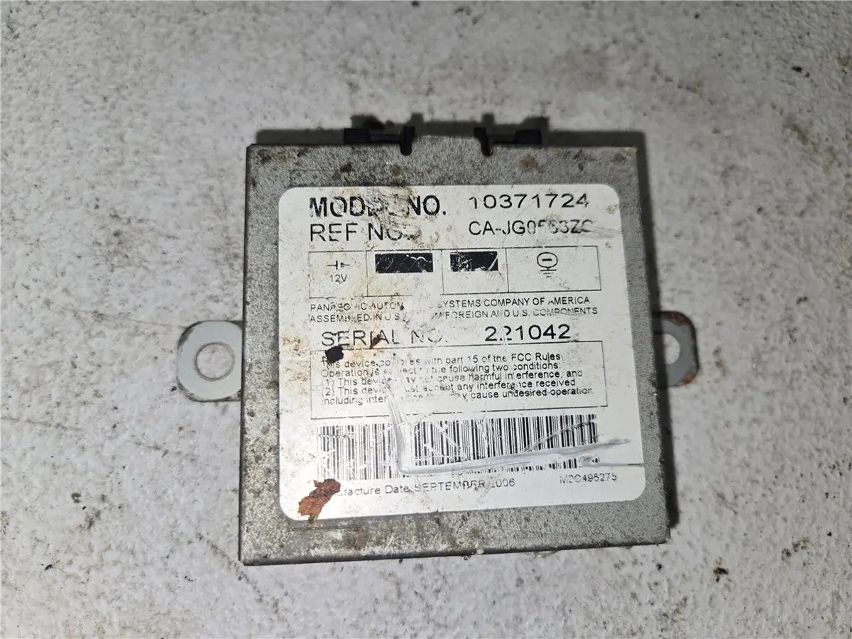 2007-08 Chevrolet Tahoe Parking Aid Assist Rear View Camera Module 10371724 Oem 1
