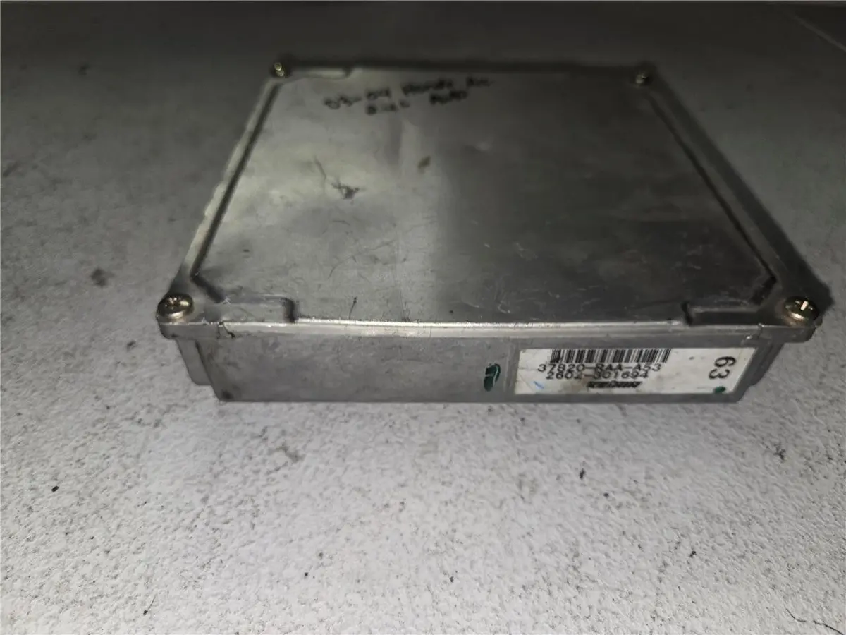 2003 Honda Accord 2.4L At Ecu Ecm Engine Computer Control 37820-Raa-A53 Oem 1