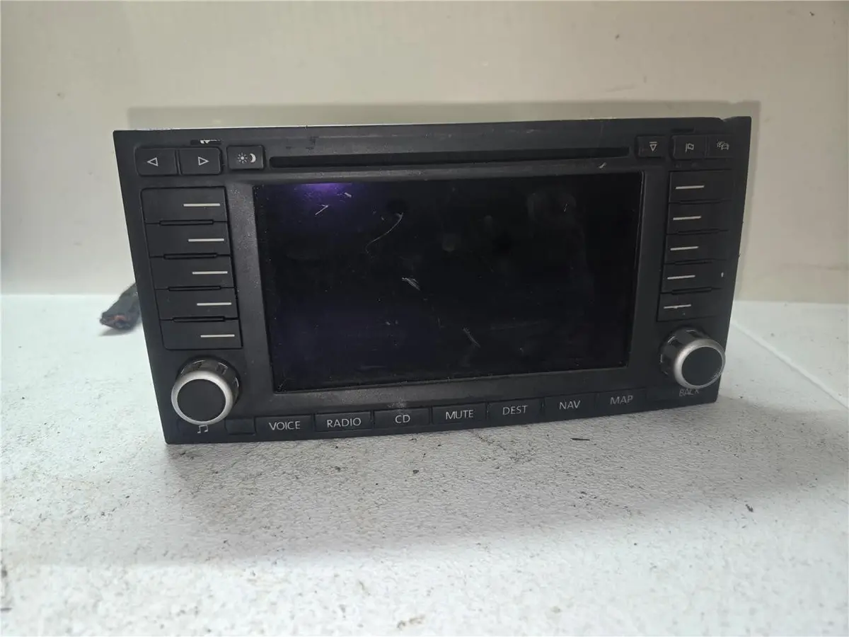 2004 - 2005 Volkswagen Touareg Am Fm Cd Navigation Gps Unit 7L6 035 191 D Oem 1