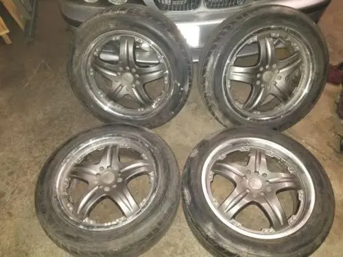 Toyota Supra Nissan 240Sx Celica 5 Lug 17" Rims + Free Tires 5 Spoke Icw Racing 1