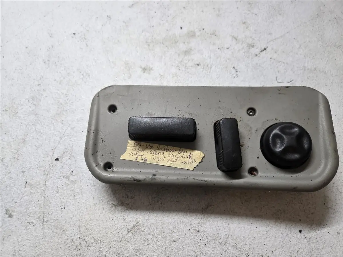 00-02 Tahoe Suburban Yukon Escalade Right Power Seat Window Switch 12450254 Oem 1