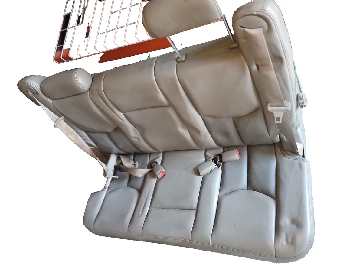 00 - 06 Suburban Yukon Xl Escalade Esv Tan Leather 3Rd Row Bench Seats Seat Oem 1