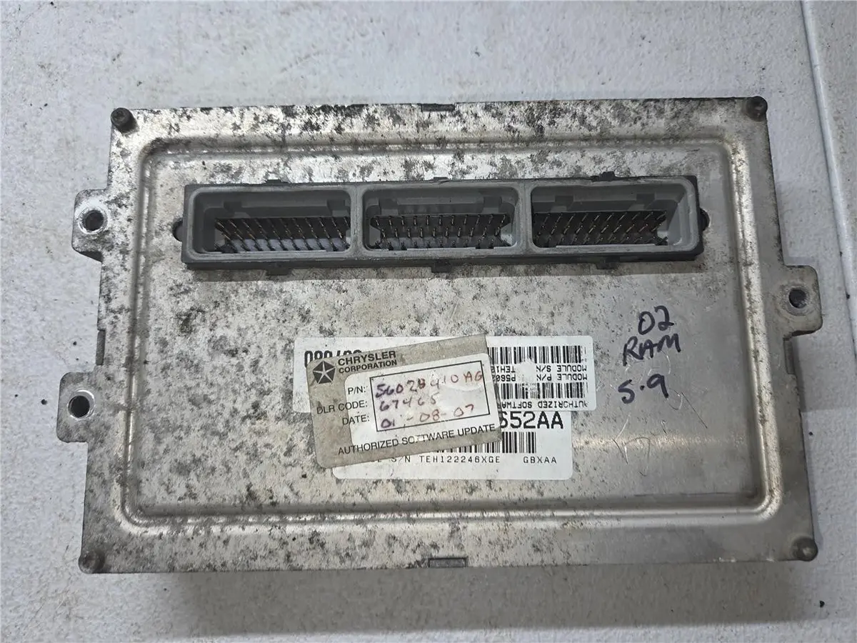 2003 - 2009 Dodge Ram 4.7L, 5.4L Engine Computer Module Control P56028910ag Oem 1