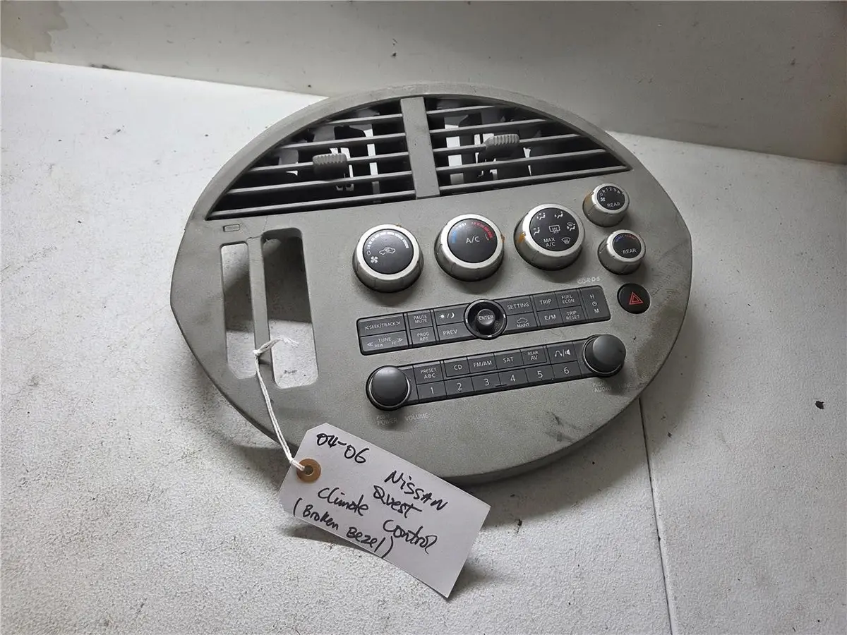 2004 - 2006 Nissan Quest Climate Control 27500 Zf000, 27500-Zf010 Oem 1