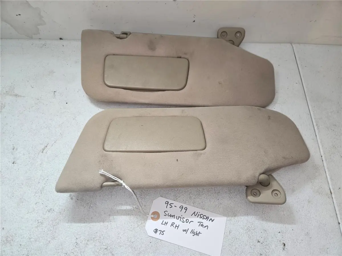 1996 - 2000 Honda Civic Sun Visor Gray Lit Rh Set Oem 1