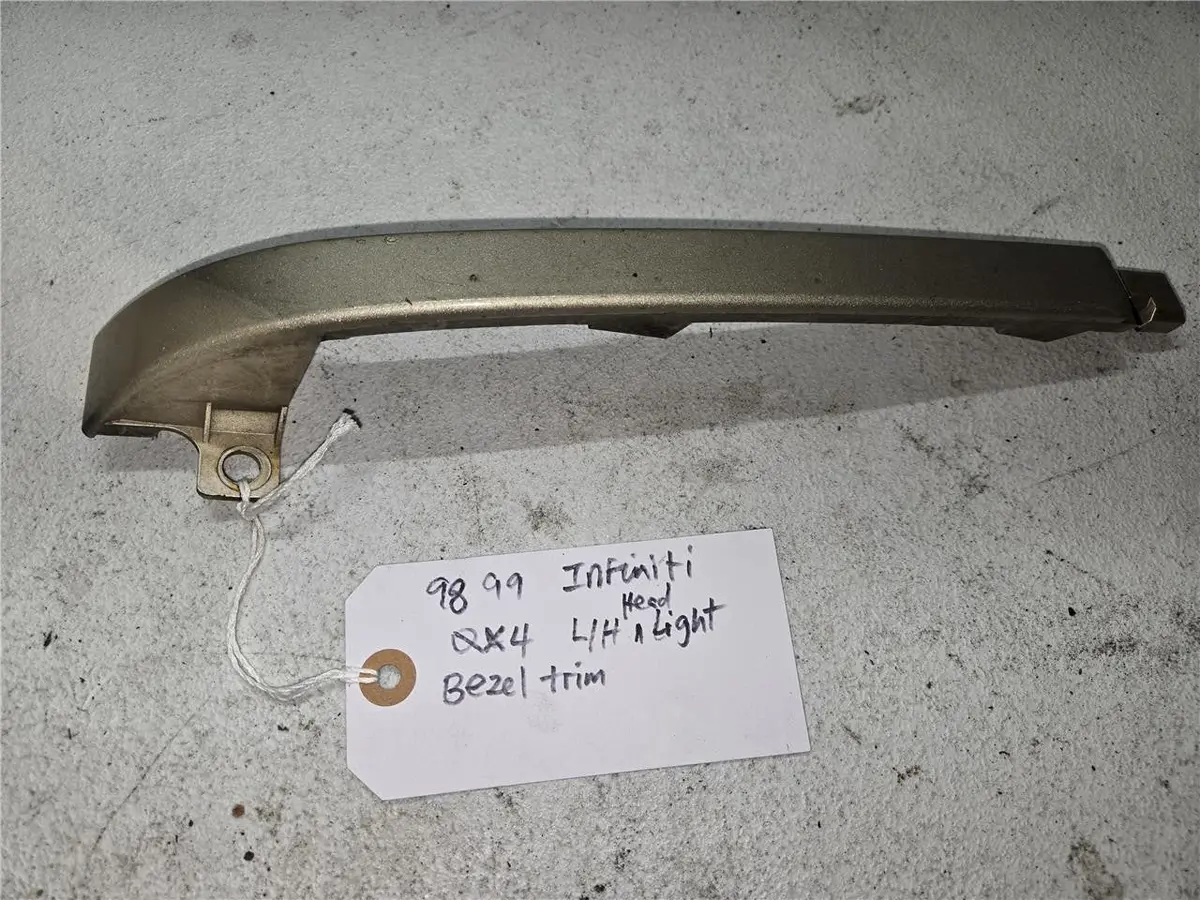 1998 - 1999 Infiniti Ox4 L/H Headlight Bezel Trim 62330 1W301, K74491 1W301 Oem 1