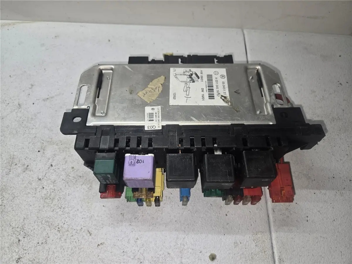 2001-2006 Mercedes-Benz Cl600 Rear Relay Fuse Control Module A-031-545-16-32 Oem 1
