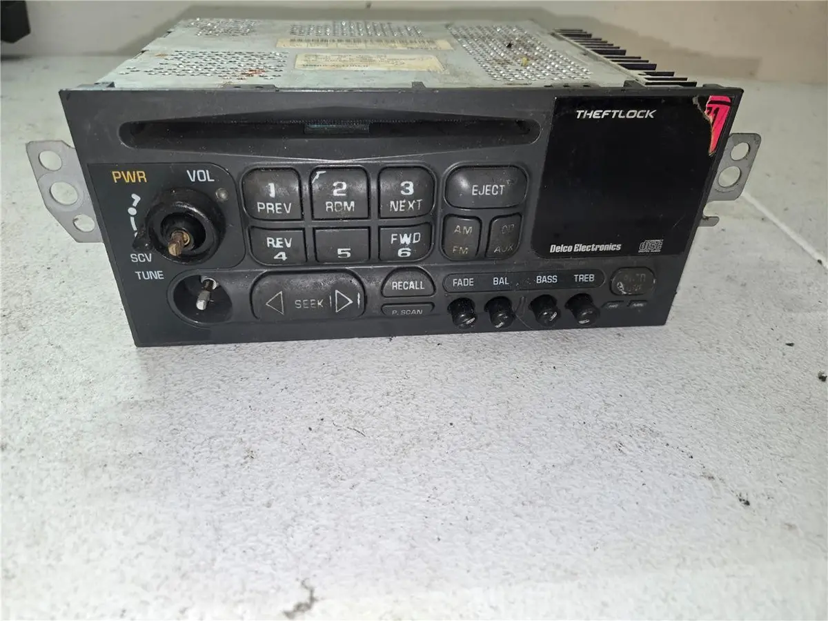 1995 - 2002 Chevrolet Gmc Yukon Sierra Silverado Tahoe Radio Fm Cd 16232131 Oem 1